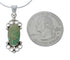 Sterling Silver Turquoise Southwestern Italian Snake Chain Necklace Set AX129066